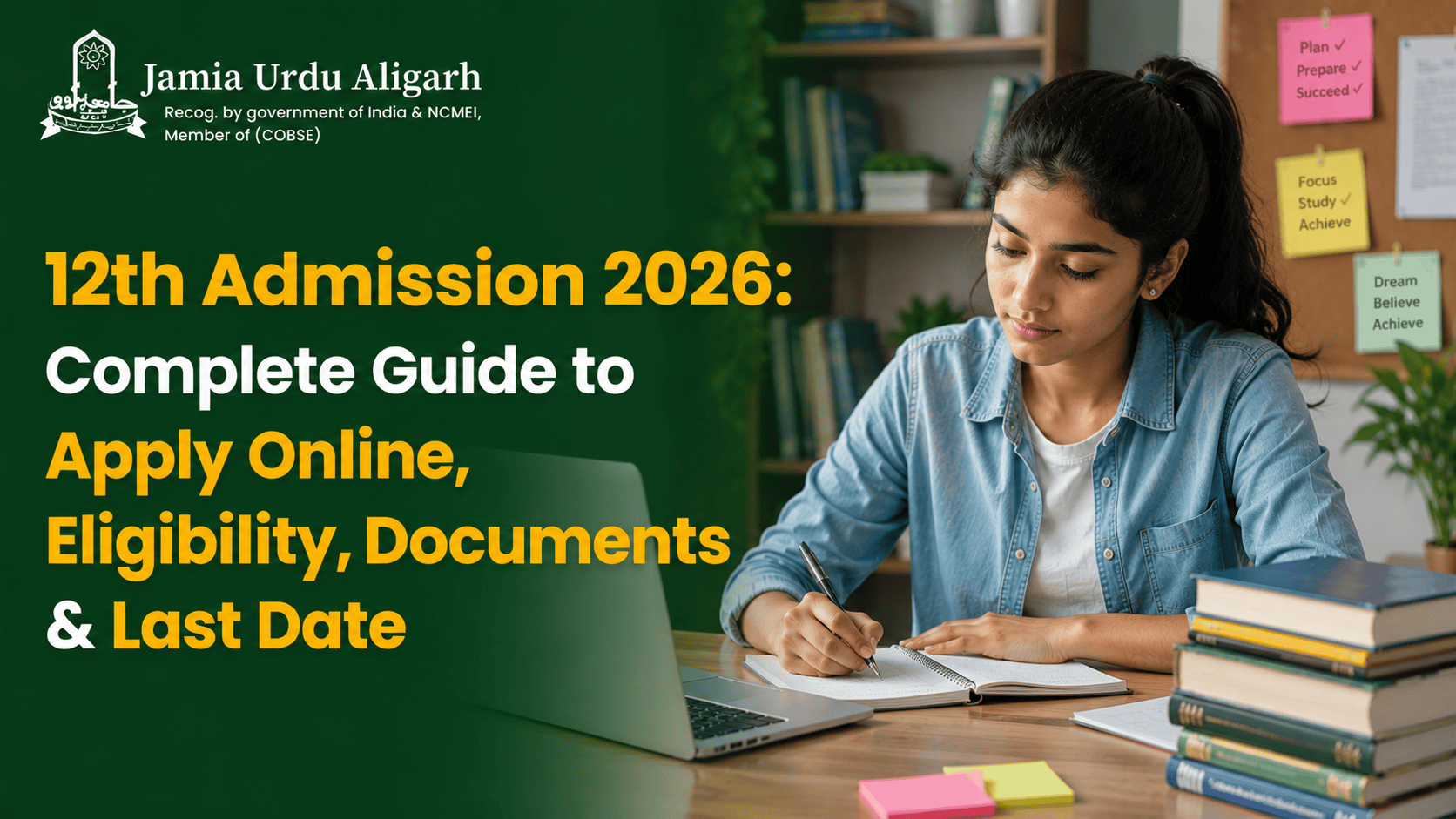 12th Admission 2026: Complete Guide to Apply Online, Eligibility, Documents & Last Date